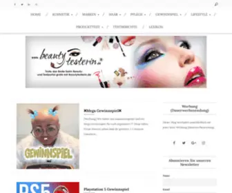 Beautytesterin.de(Das gratis Beauty Produkttester) Screenshot