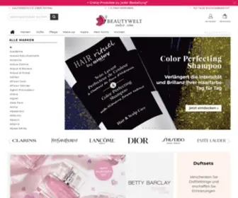 Beautywelt.de(Online Parfümerie) Screenshot