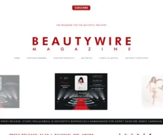 Beautywiremagazine.com(Beauty Wire Magazine) Screenshot