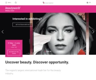 Beautyworldme.com(Beautyworld Middle East) Screenshot