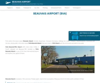 Beauvais-Airport.com(Beauvais Airport (BVA)) Screenshot