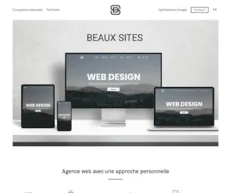 Beauxsites.com(Création sites web) Screenshot