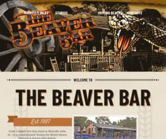 Beaverbar.com(Locations in Myrtle Beach) Screenshot