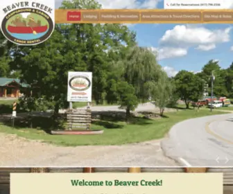 Beavercanoerental.com(Beaver Creek) Screenshot