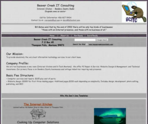 Beavercreekconsultants.com(Beaver Creek IT Consulting) Screenshot