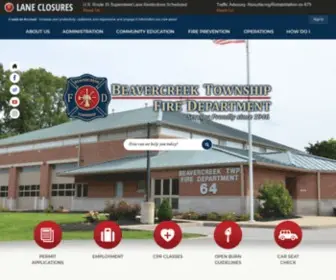 Beavercreekfire.org(Fire Department) Screenshot
