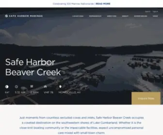 Beavercreekmarina.com(Safe Harbor Beaver Creek) Screenshot