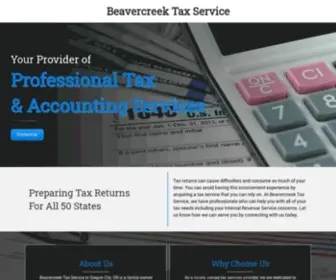 Beavercreektaxservice.com(Beavercreek Tax Service) Screenshot