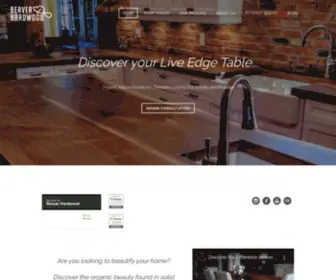 Beaverhardwood.com(Live Edge tables made from Canadian black walnut live edge slabs) Screenshot