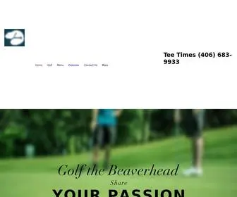 Beaverheadgolf.com(Home) Screenshot