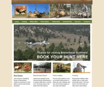 Beaverheadoutfitters.com(Beaverhead Outfitters) Screenshot