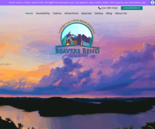 Beaversbendadventures.com(Beavers Bend Cabins) Screenshot