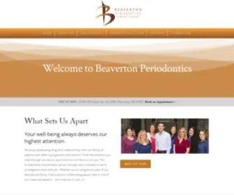 Beavertonperiodontics.com(Beaverton Periodontics) Screenshot
