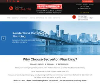 Beavertonplumbing.com(Residential & Commercial Plumbing Beaverton Plumbing) Screenshot