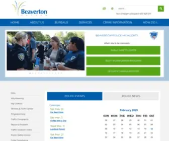Beavertonpolice.org(Beaverton Police Department) Screenshot