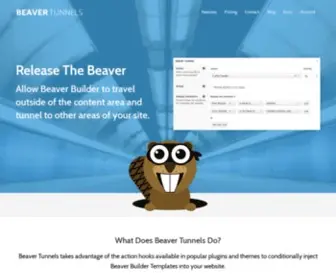 Beavertunnels.com(An add) Screenshot