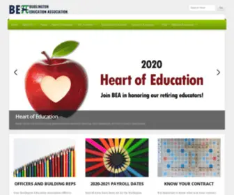 Beaworks.com(Burlington Education Association) Screenshot