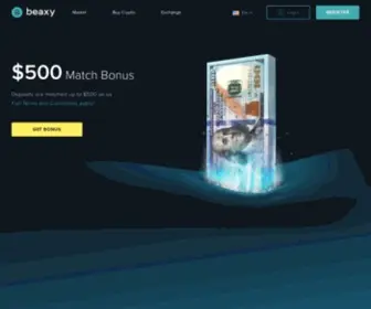 Beaxy.com(Online Crypto Trading) Screenshot
