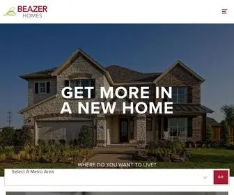 Beazer.com(New Homes for Sale from Beazer) Screenshot