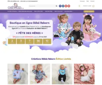 Bebe-Reborn-Andco.com(Bébé Reborn & Co) Screenshot