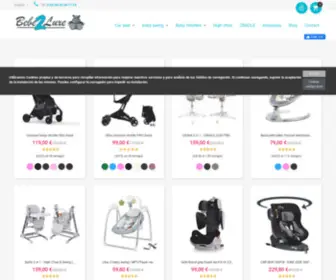 Bebe2Luxe.fr(Bebe2Luxe, articles de puériculture pour votre bébé) Screenshot