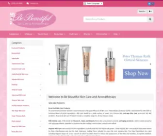 Bebeautifulskincare.com(Be Beautiful Skin Care and Aromatherapy) Screenshot