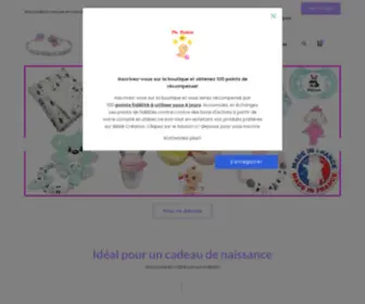Bebecreation.fr(Attache tétine personnalisé &amp; cadeau bébé) Screenshot