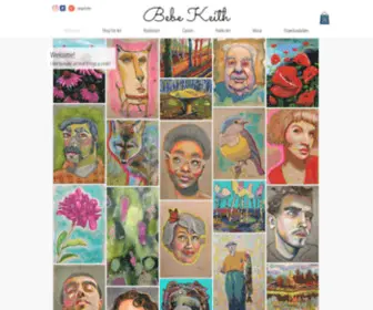 Bebekeith.com(Artwork of Bebe Keith) Screenshot