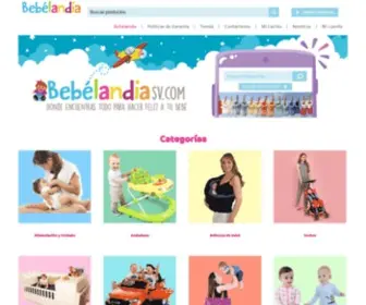 Bebelandiasv.com(Bebélandia) Screenshot