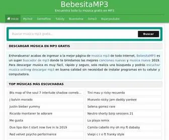 BebesitaMP3.com(Descargar Musica MP3 Gratis Online) Screenshot
