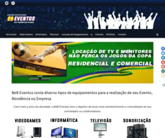 Bebeventos.com.br(Locação Videogames e Equipamentos) Screenshot