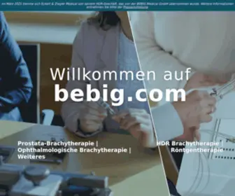 Bebig.de(Eckert & Ziegler BEBIG GmbH) Screenshot