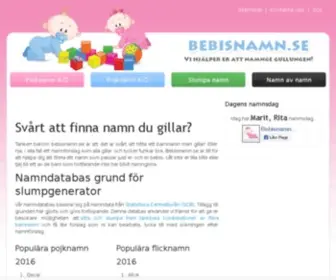 Bebisnamn.se(Namnförslag & barnnamn A) Screenshot