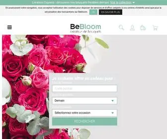 Bebloom.com(Livraison de fleurs avec le Fleuriste sur internet BeBloom) Screenshot