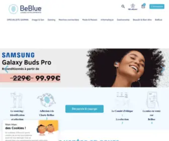 Beblue.fr(La 1ère plateforme des marques engagées pour notre avenir) Screenshot