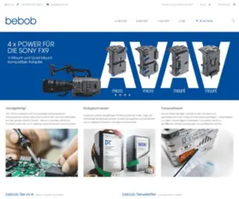 Bebob.de(Bebob factory) Screenshot