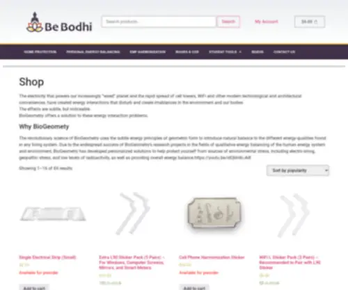 Bebodhiinc.com(Be Bodhi Inc) Screenshot