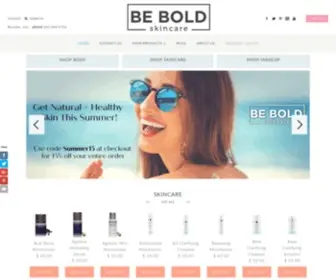 Beboldskincare.com(Be Bold Skincare) Screenshot