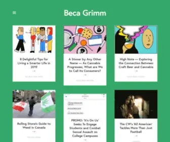 Becagrimm.com(Beca Grimm) Screenshot