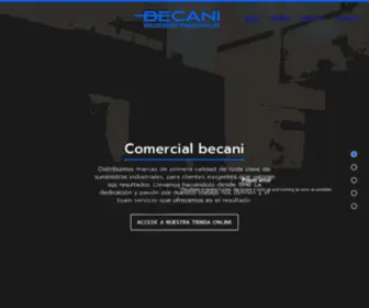 Becani.com(Soluciones Industriales) Screenshot