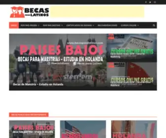 Becasparalatinos.com(Becas para Latinos) Screenshot