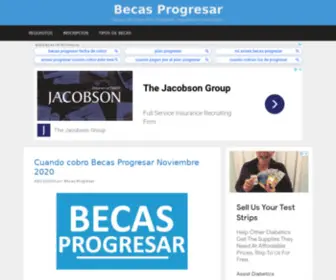 Becasprogresar.com(Becas Progresar) Screenshot