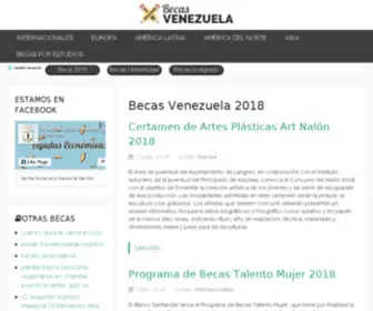 Becasvenezuela.com(Becas Venezuela) Screenshot