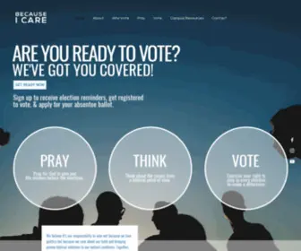Becauseicare.us(Home) Screenshot