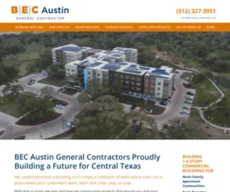 Becaustin.com(BEC Austin Commercial General Contractor) Screenshot
