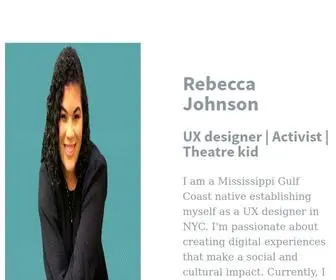 Beccaj.com(Rebecca Johnson's Portfolio) Screenshot