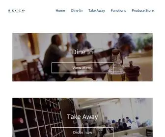 Becco.com.au(Italian Restaurant Bar Bella Vista) Screenshot