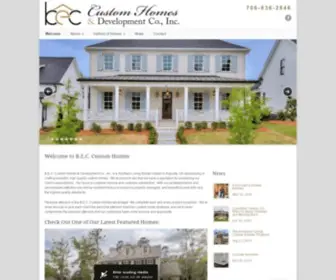 Beccustomhomes.com(Custom Homes) Screenshot