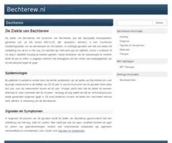 Bechterew.nl(Bechterew) Screenshot