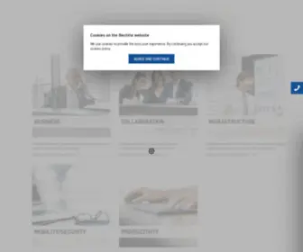 Bechtle-Clouds.com(Start page) Screenshot